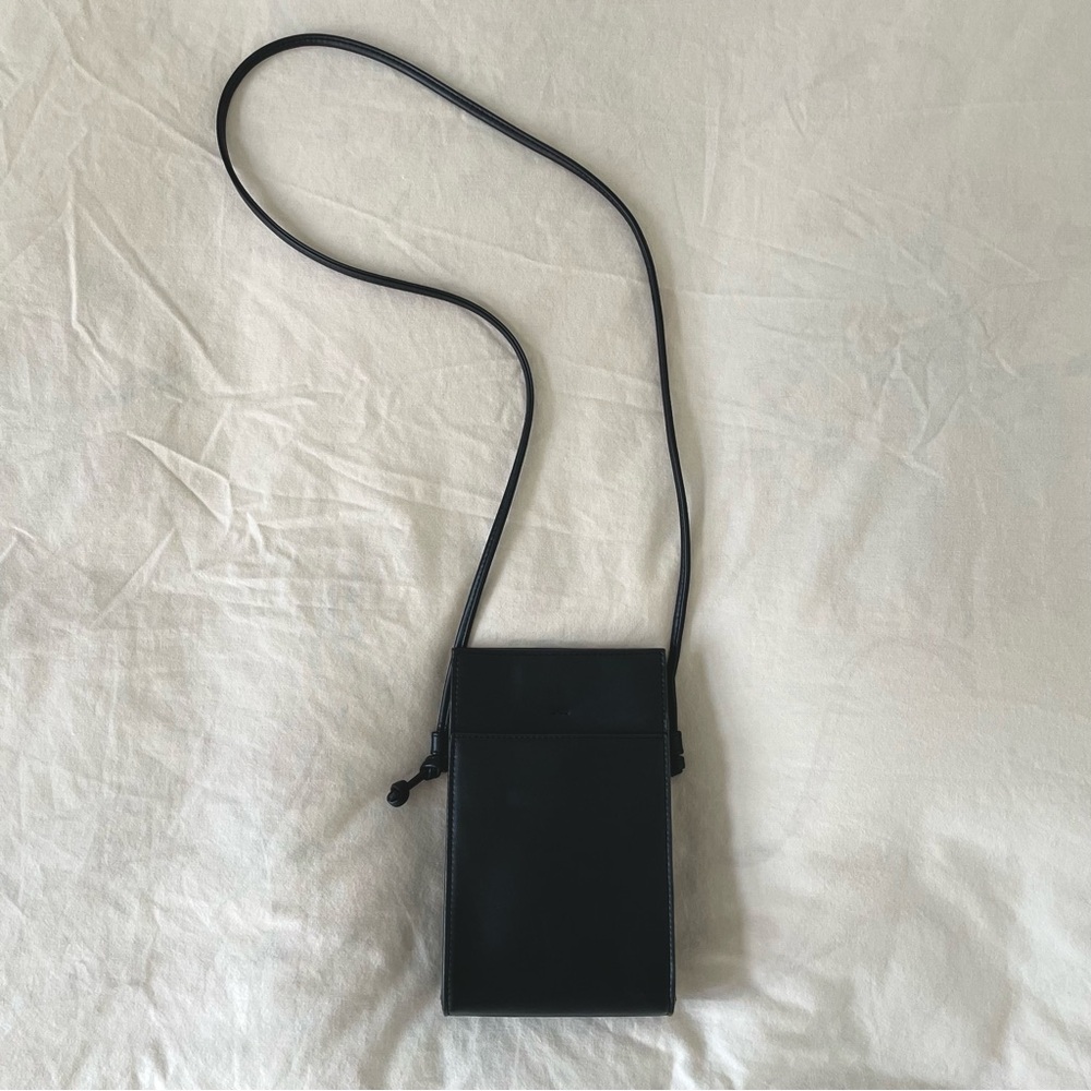 uniqlo faux leather crossbody purse